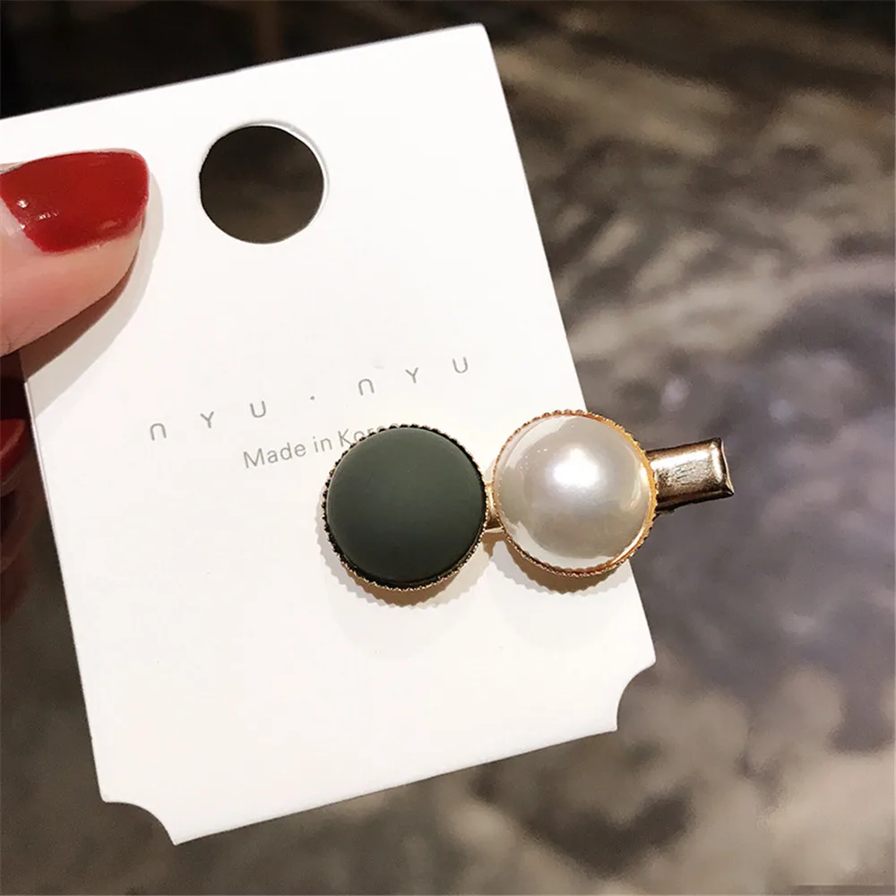 1 шт. модная заколка-скраб для волос из бисера конфет милые заколки с жемчужинами