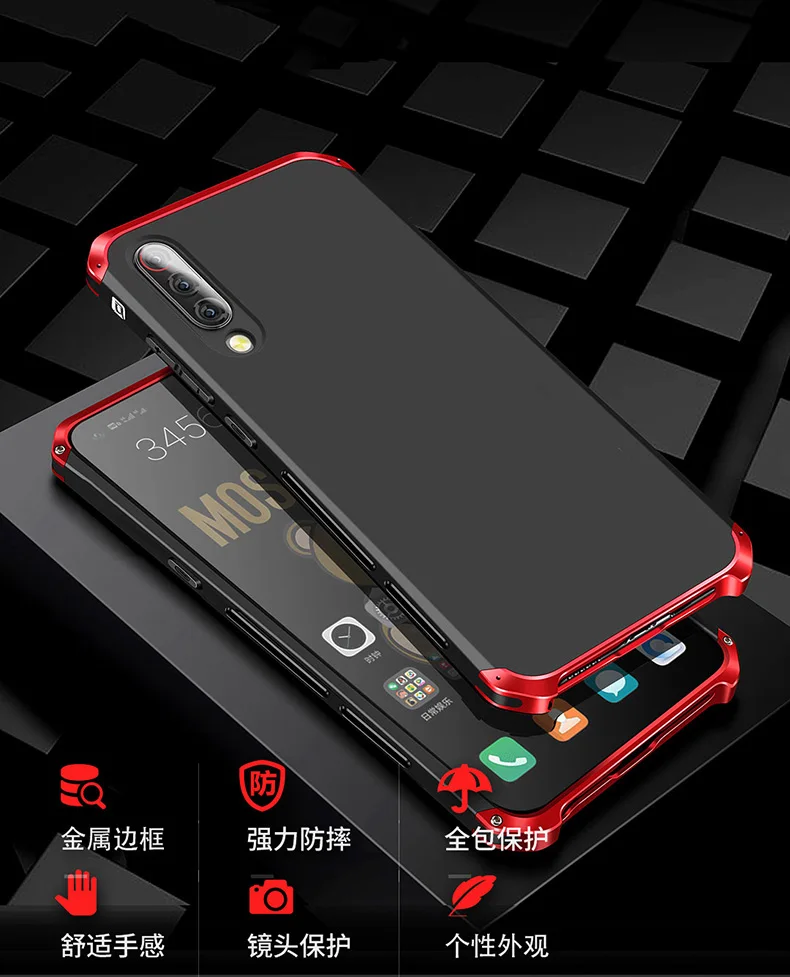 Роскошный противоударный чехол для Xiaomi Redmi Note 8Pro, алюминиевый металлический каркас, жесткий чехол из ТПУ Для Xiaomi 9 Note7 Mi8, чехол, броня, Fundas