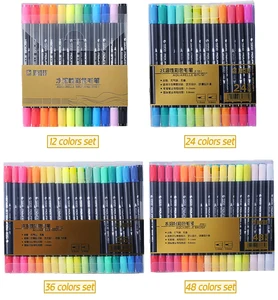 STA 3110, 80 цветов, двусторонние, растворимые в воде цветные кисти, маркеры для каллиграфии, эскиза, рисования, ручка для дизайна товары для рукоделия