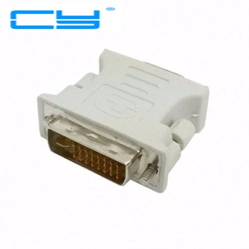 Black &amp Beige color DVI 24+5 Male to VGA Female VIDEO Monitor projector Adapter Converter dvi vga adapter connector adaptor | Компьютеры