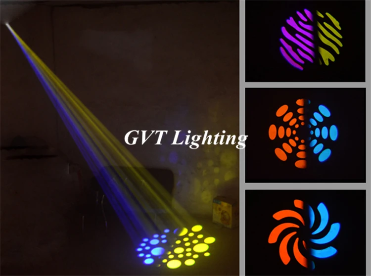 20 шт./лот Led 60 Вт точечный движущийся головной свет профессиональный DMX Gobo