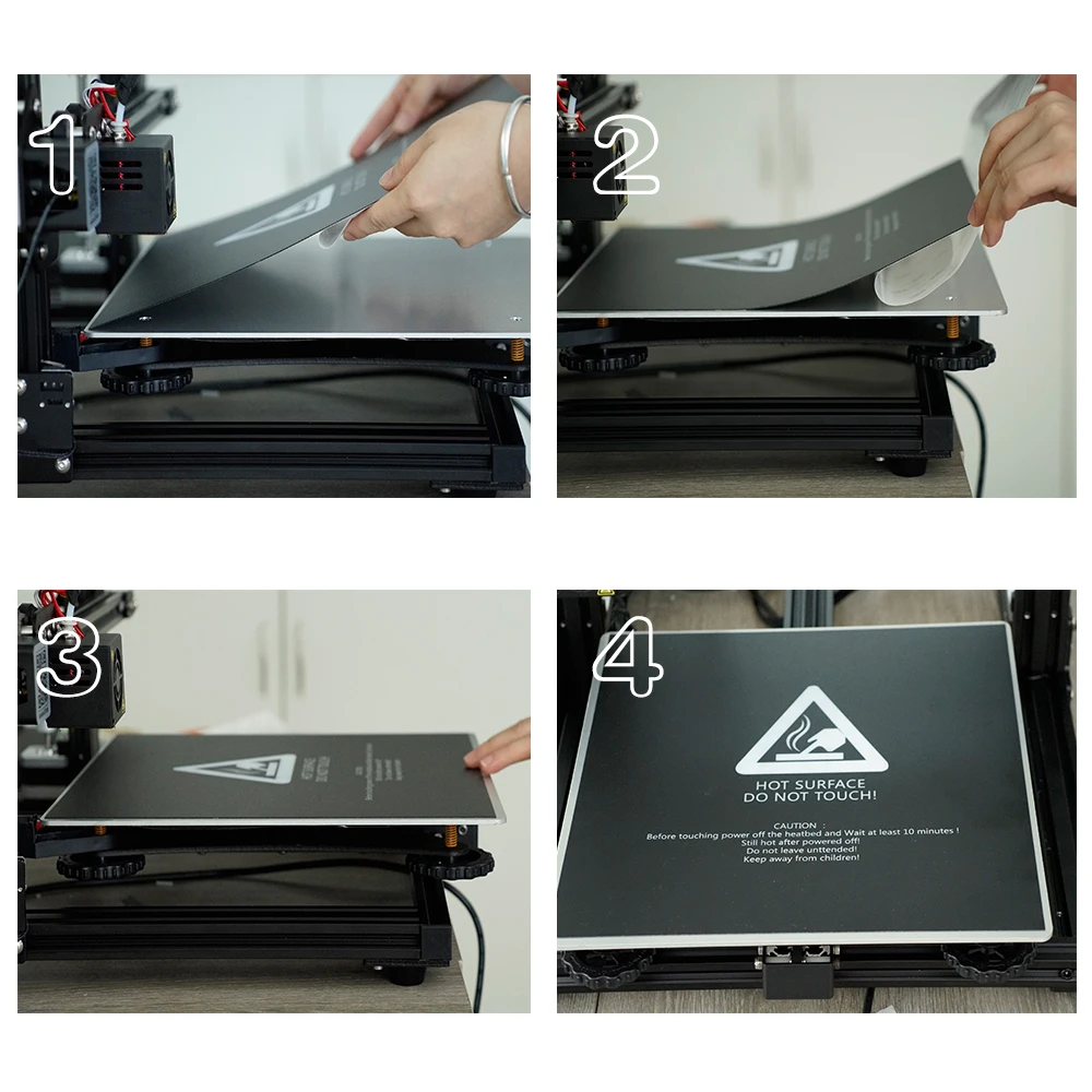 1 шт. 220x220 мм черная матовая кровать с подогревом для Wanhao i3 Anet A8 A6 Ender-3 наклейка для сборки листов клейкая лента с 3 м подложкой