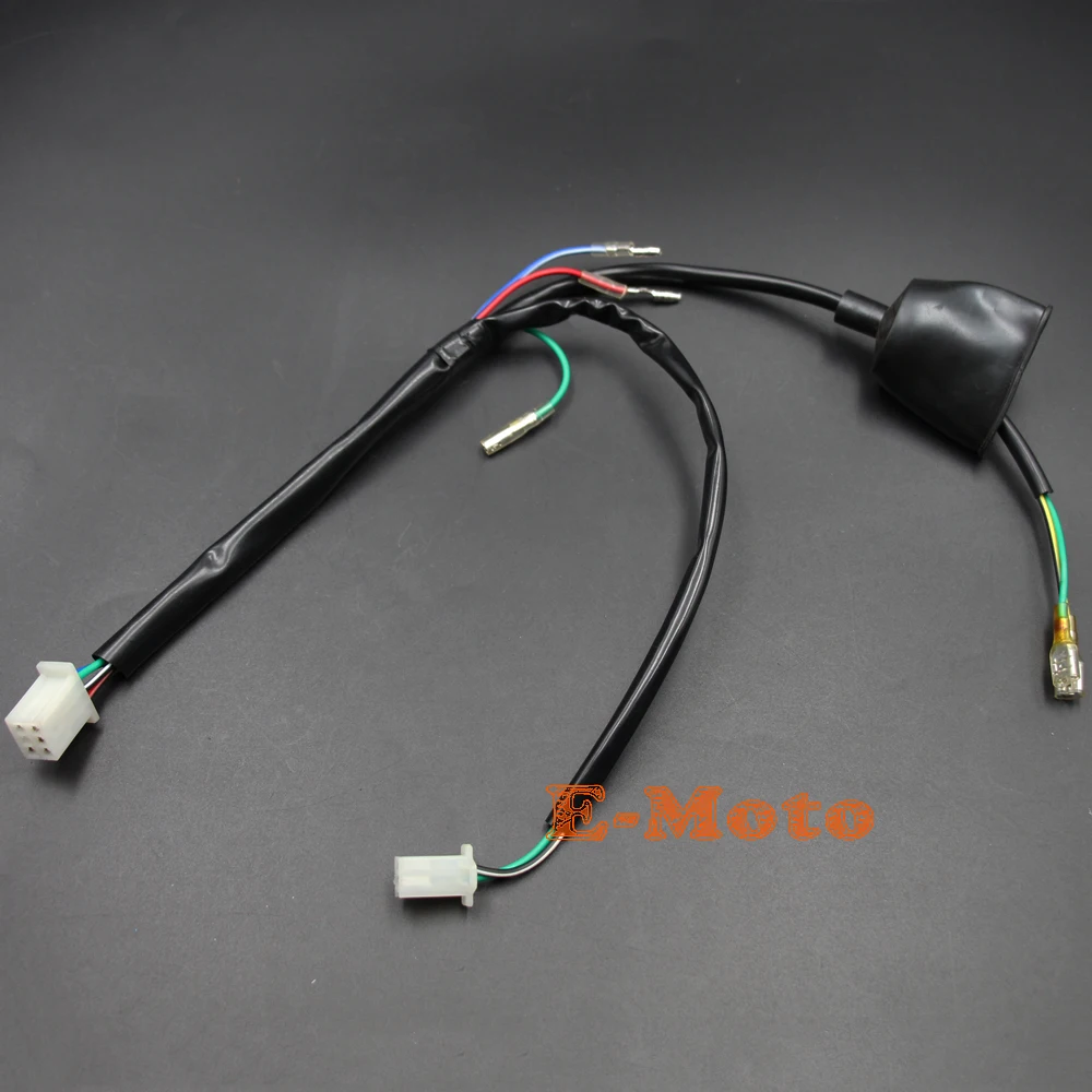 Полный откидной старт двигателя Жгут проводов ткацкий 50 125 140 150cc PITPRO внедорожный