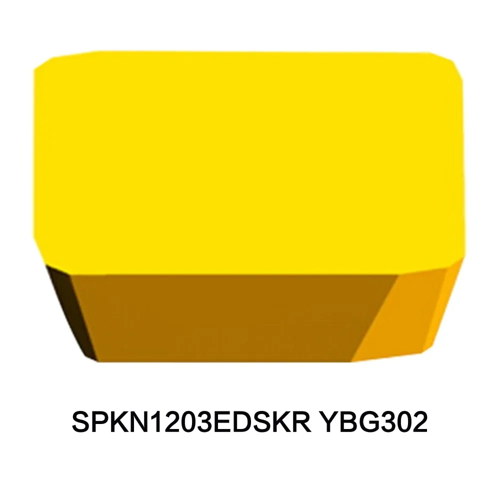 

ZCC.CT carbide insert SPKN1203EDSKR YBG302 milling inserts for face milling cutter free shipping