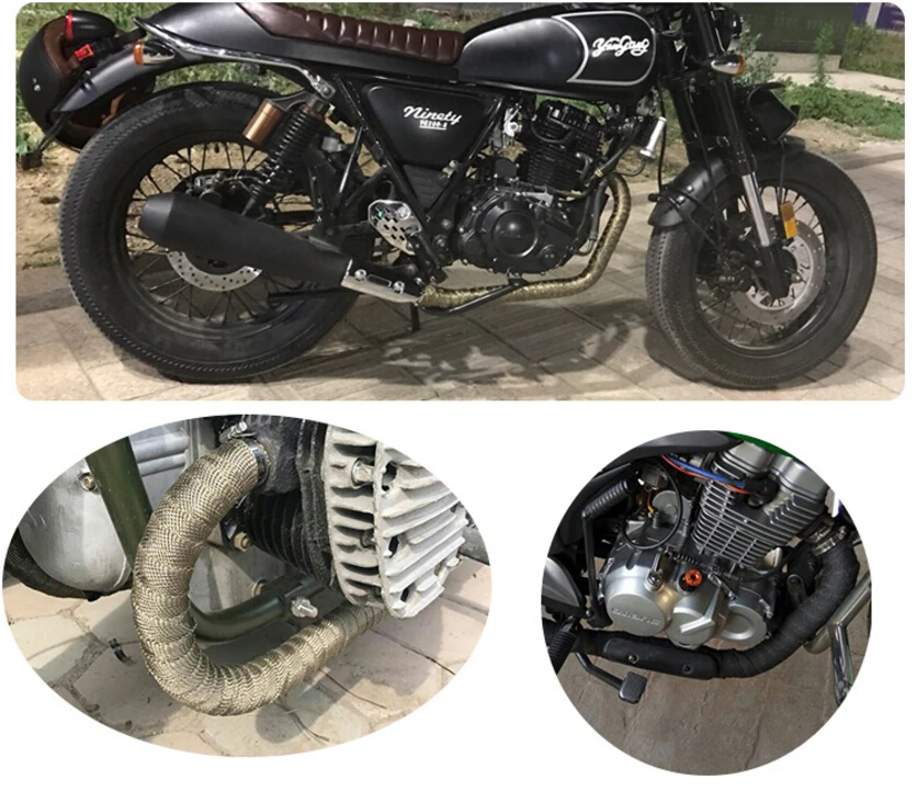 Изменение мотоцикл выхлопной трубы глушитель выхлопной трубы CBR CB400 CB600 CBR600 CBR1000 990 DUKE ER6N ER6R YZF600 TTR