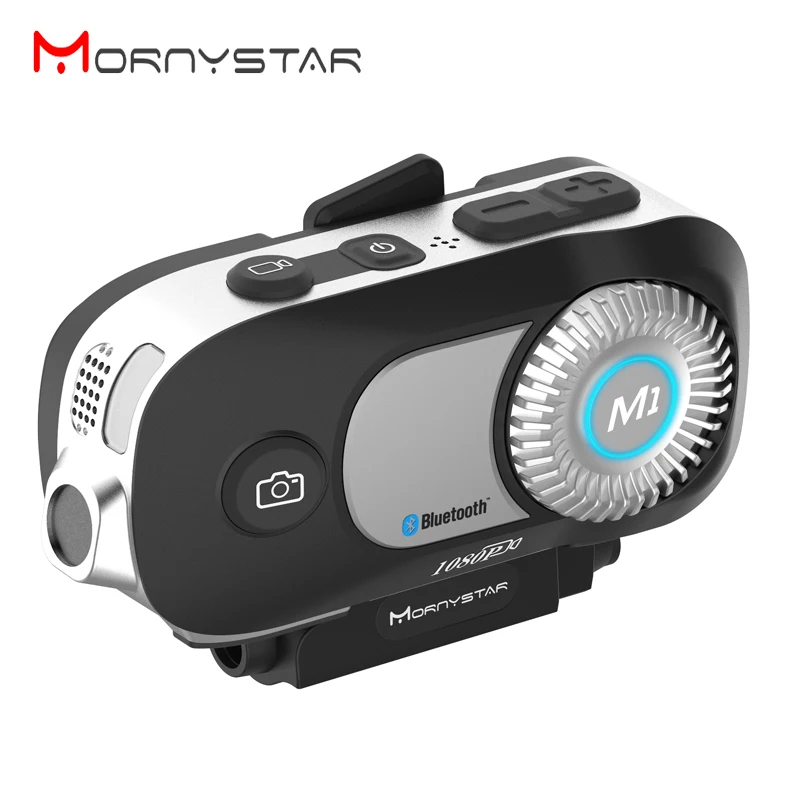 Запись видео! MORNYSTAR M1Pro 800m 4 Rider Group Intercom MP3 HD 1080P камера мотоциклетная Bluetooth гарнитура для шлема