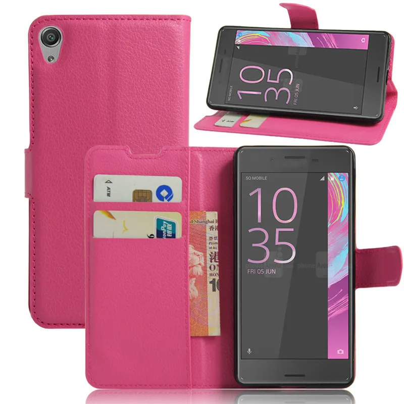 Чехол для sony Xperia E5 Coque чехол книжка из искусственной кожи мобильного телефона