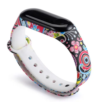 3 10 шт. ремешок на запястье для Xiaomi mi 4 ремня силиконовый браслет для Xiaomi mi band 3 умный браслет Сменные аксессуары - Цвет: 3