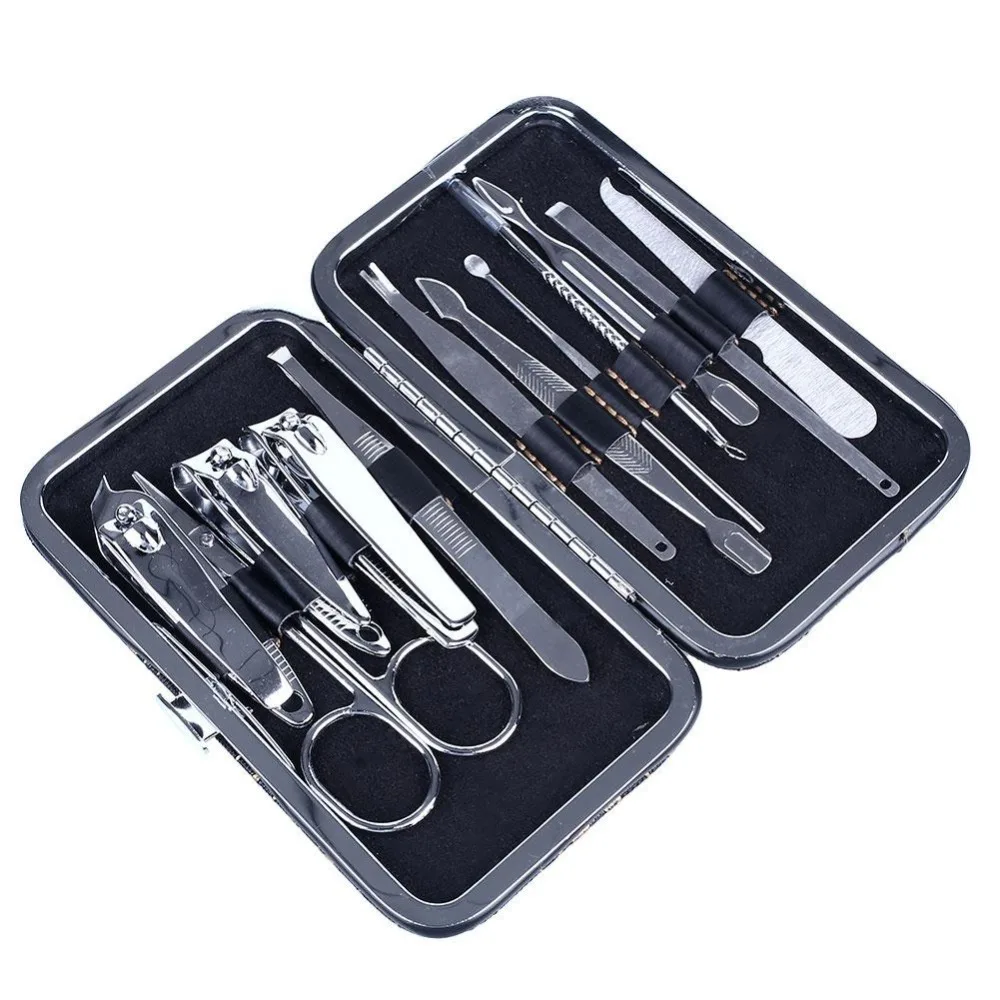 

12PCS Manicure Nail Clippers Callus Hard Scissors Pedicure Hand Tools