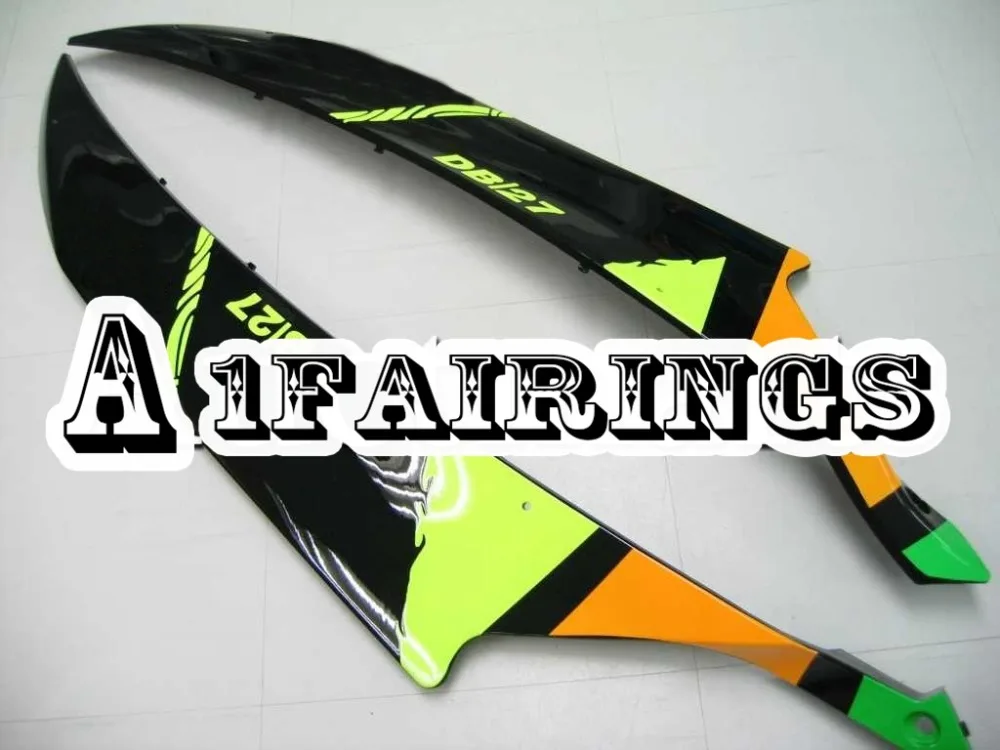 Full Bright Yellow Black ABS Plastic Motorbike Body Kits for Yamaha YZF600 R6 2006 2007 06 07 Fairings Motorcycle Cowling Hulls |