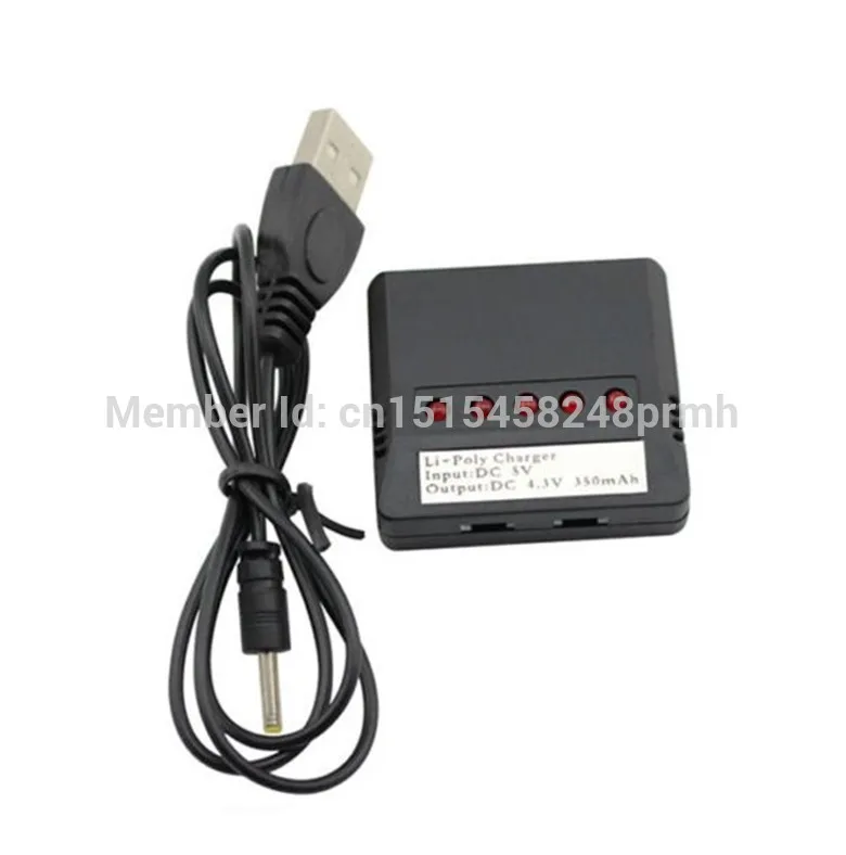 Зарядное устройство 5 в 1 для литий полимерных аккумуляторов 3 7 Syma X5SW X5C X5SC Hubsan 107C