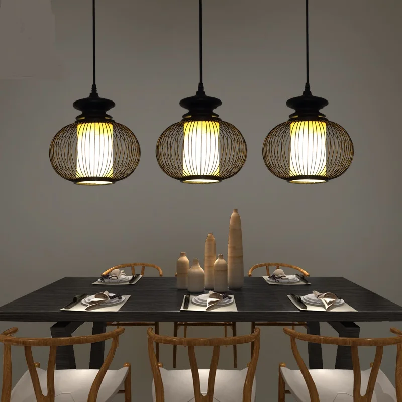 Деревянный подвесной светильник d креативный для ресторана освещение коридора s