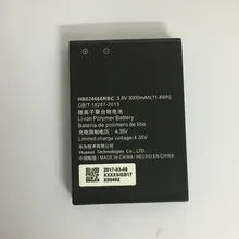 Оригинальный литий ионный аккумулятор HB824666RBC для телефона Huawei