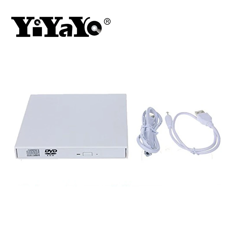 YiYaYo Подлинная USB 2 0 Внешний DVD Оптический привод CD/DVD RW горелка rom проигрыватель