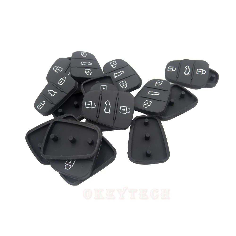 OkeyTech 3 кнопочный сменный флип чехол для автомобильного ключа ремонта резиновый