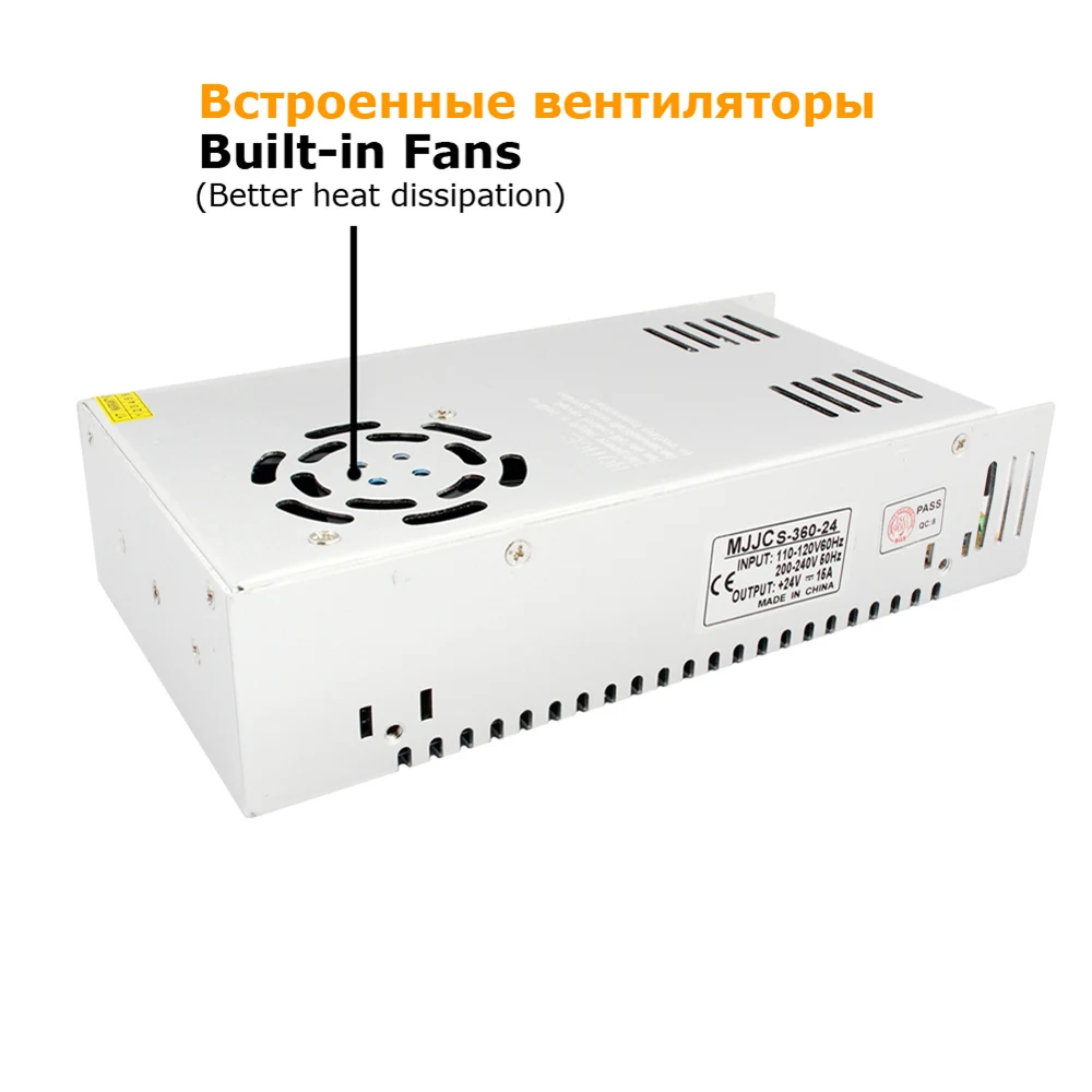DC 24 В блок питания 12 вольт 1A 2A 5A 10A 20A 110 В 220 В до 12 В Питание 24 трансформатор Светодиодный драйвер для Светодиодные ленты Клейкие ленты