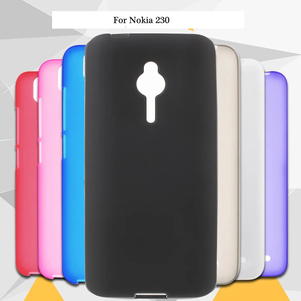 Limelan новый для Nokia 230 HQ гибкий черный матовый ТПУ Силиконовый гель кожа телефон