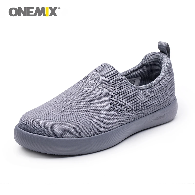 

ONEMIX Skateboarding Shoes for Men Sneakers Breathable Light Trainer Shoes Women Casual Slip-on Walking Shoes zapatos de mujer