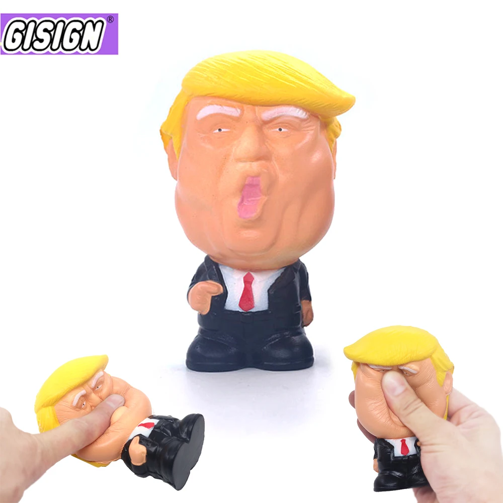 Милый Дональд Трамп мяч для сжимания стресса Большая мягкая антистрессовая
