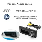 Система помощи при парковке CCD, Автомобильная камера заднего вида с ручкой для багажника для AudiVWPassatTiguanGolfTouranJettaSharanTouaregVolkswagen