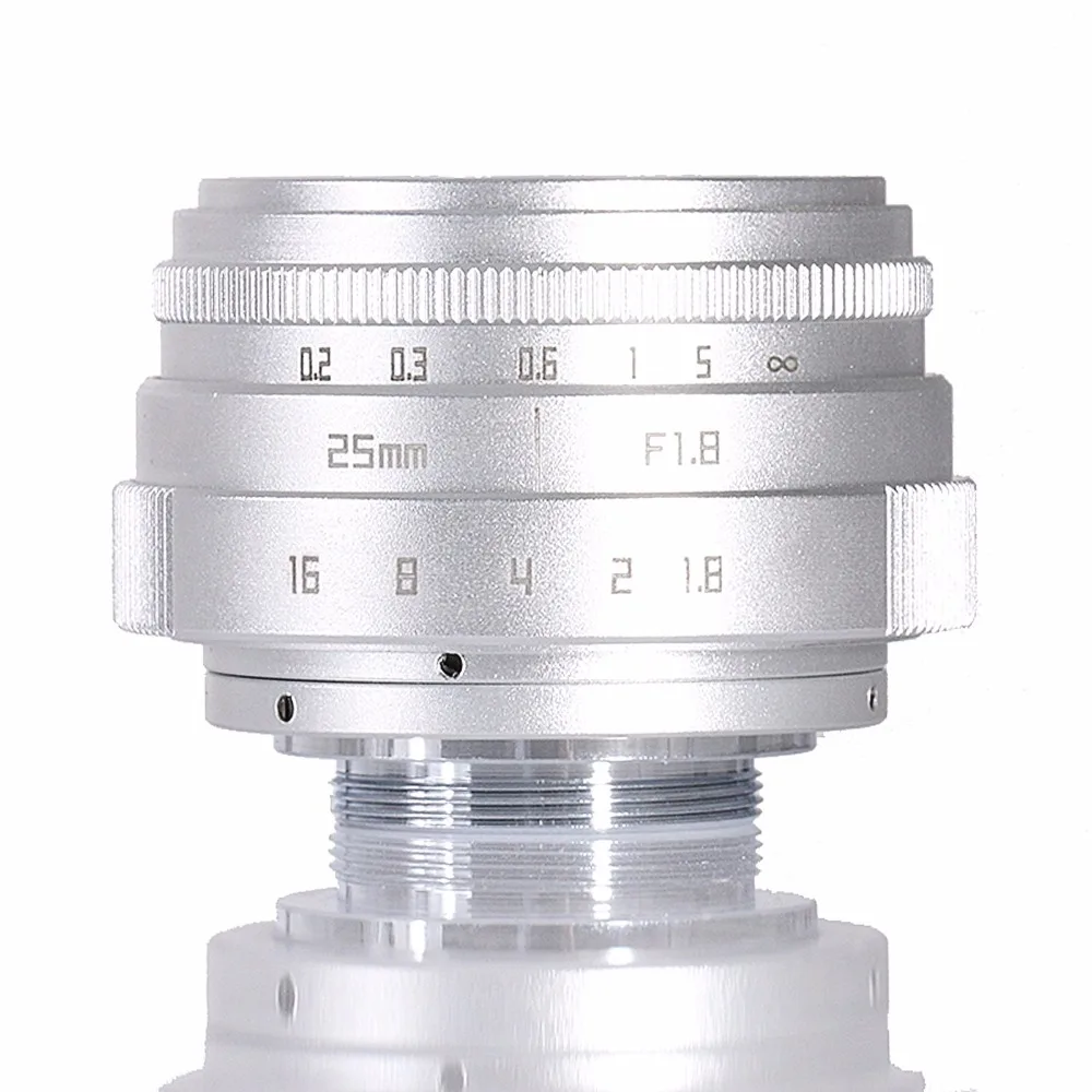 Фуцзянь 25 мм объектив стандарта с Mount F1.8 камеры CCTV II Мини APS C Камера объектив/CCTV
