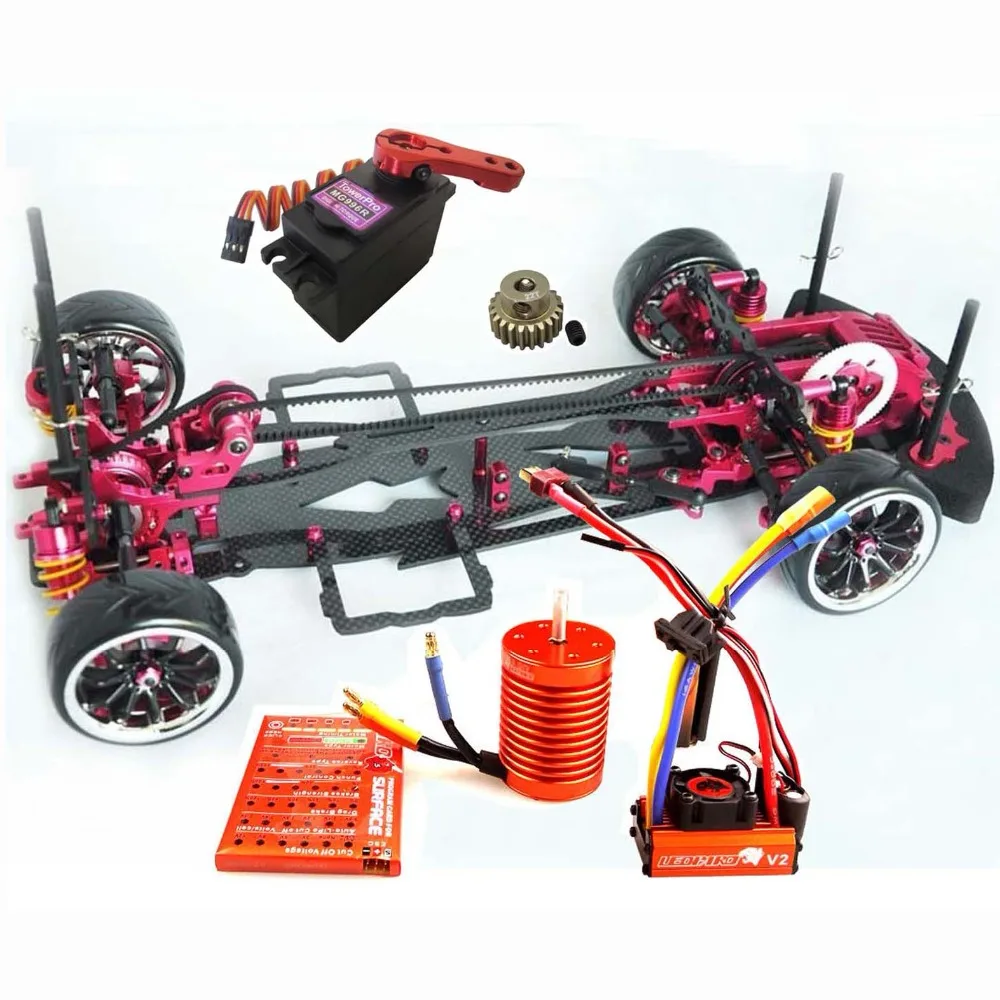 Комплект рамок Hobbypower из сплава и карбона 1/10 SAKURA D3 Drift Гоночная рама бесщеточный