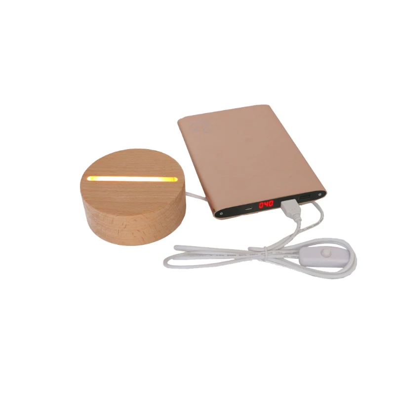 Хорошее качество переключатель управления 6 мм Слот 3D ночной Светильник