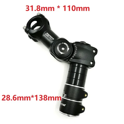 31.8-110mm 138mm Велосипед Высота Регулируемый шток 25,4 мм 31,8 мм Руль 28,6 мм передняя вилка повышение Регулируемый шток MTB горный велосипед часть - Цвет: 31.8-110mm 138mm