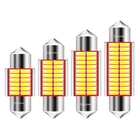 31 мм 36 мм 39 мм 42 мм C5W C10W 4014 SMD СВЕТОДИОДНЫЙ CANBUS без ошибок автомобильный фестонный лампы Интерьер Потолочные плафоны автомобиля Карта крыше читающие лампы белого цвета