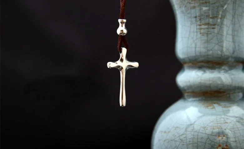 Pure Titanium крест подвески чистый ручного шлифования никогда не ржавеет лучший