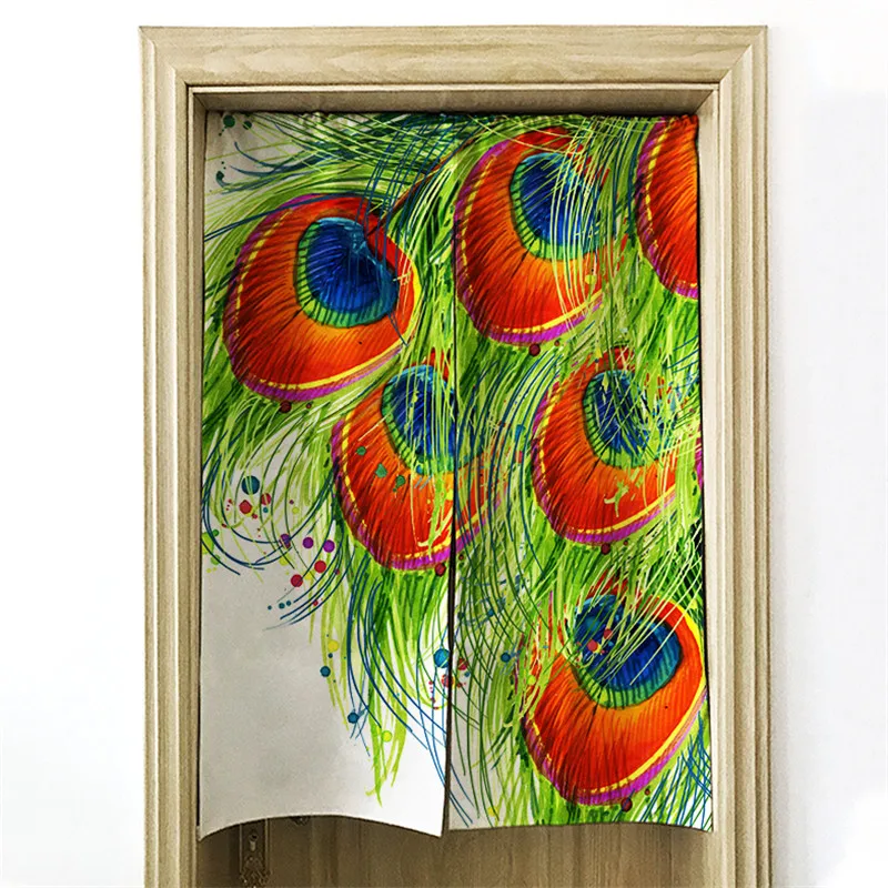 Новое поступление Япония стиль занавес павлин кухонный декор для ресторана