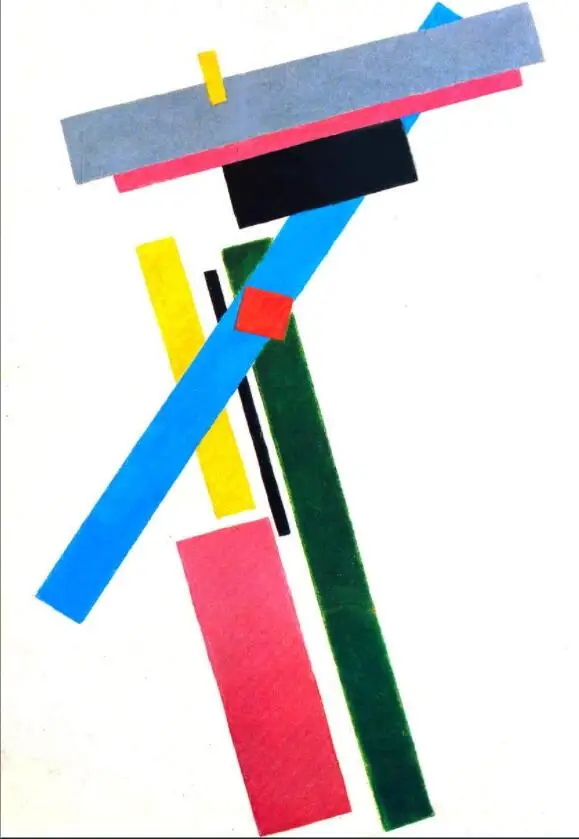Высокое качество картина маслом холст Репродукция Suprematistic строительство (1915) от