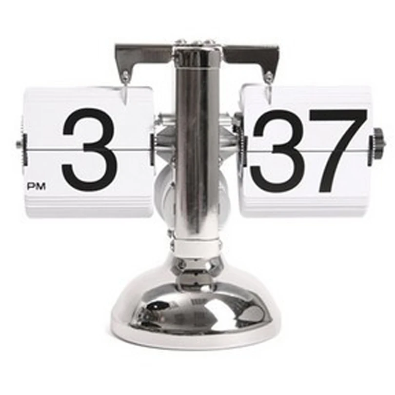 Оригинальные цифровые настольные часы Libra Ретро переворачивающиеся из