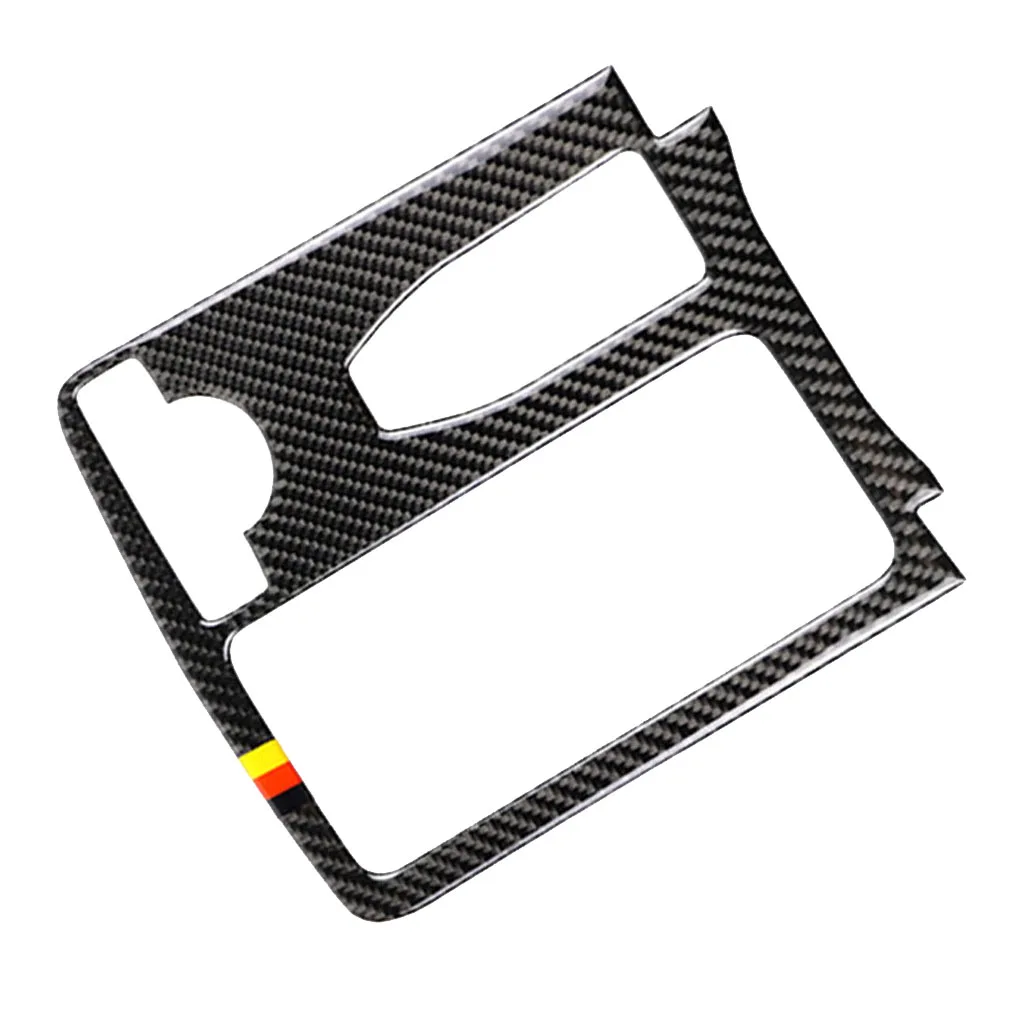 

Multicolor Carbon Fiber Gear Shifter Panel Cover Trim Frame Sticker for Mercedes W204