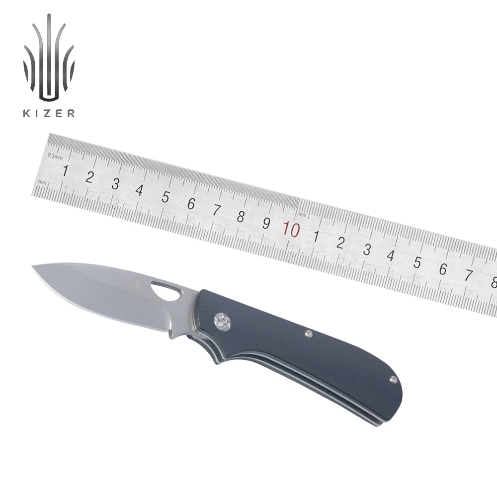 Карманный нож Kizer, охотничий нож, zipslip V3507N1, черный, G10, нож с ручкой, складной нож, нож для кемпинга на открытом воздухе