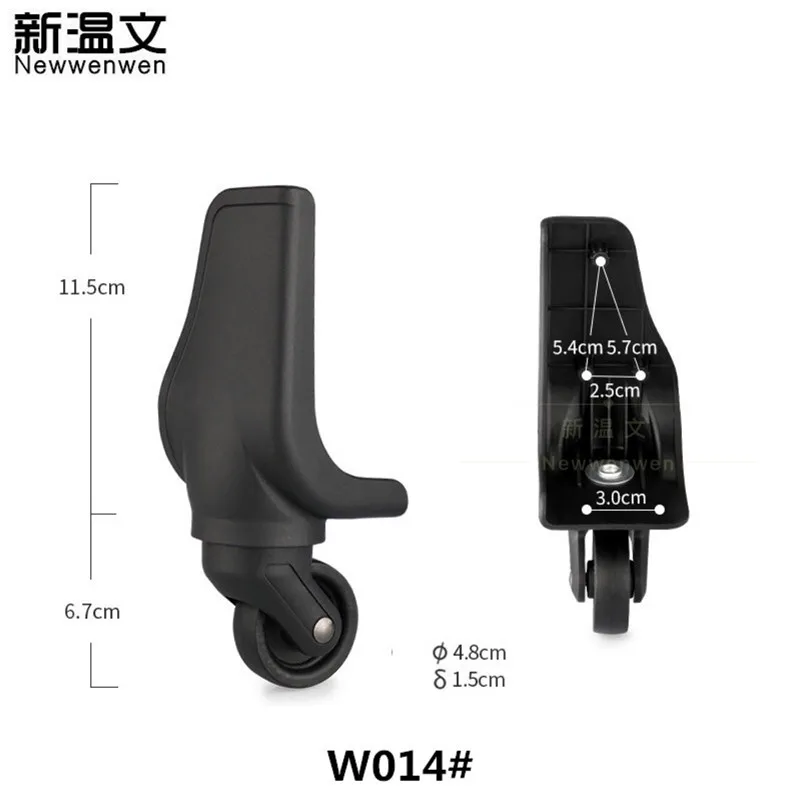 Replacement Rubber Trolley Luggage wheels Suitcase Wheels repair for suitcases luggage parts W014# | Багаж и сумки