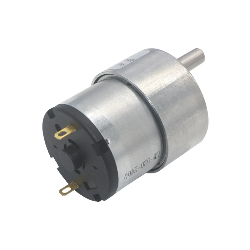 Углеродная щетка 37 мм низкая скорость и бесшумный DC 12V 24V зубчатые двигатели для