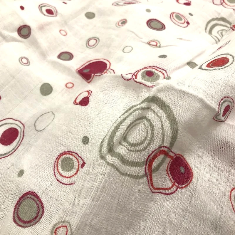 Круг муслин детские одеяла 100% хлопок Марлевое одеяло для новорожденных