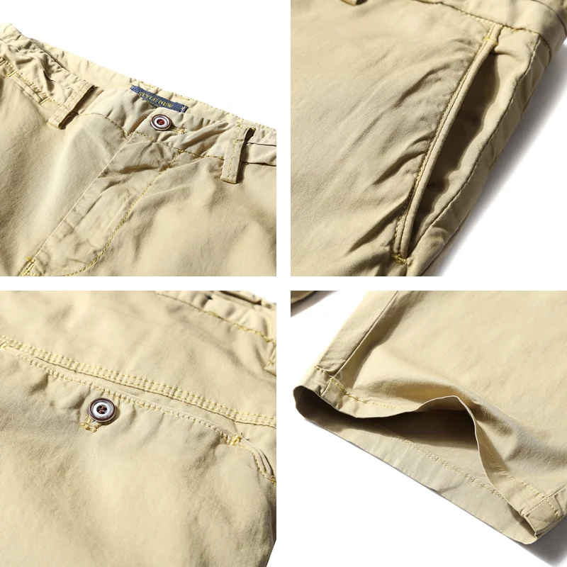 Мужские шорты повседневные мешковатые мужские шорты-карго в стиле милитари