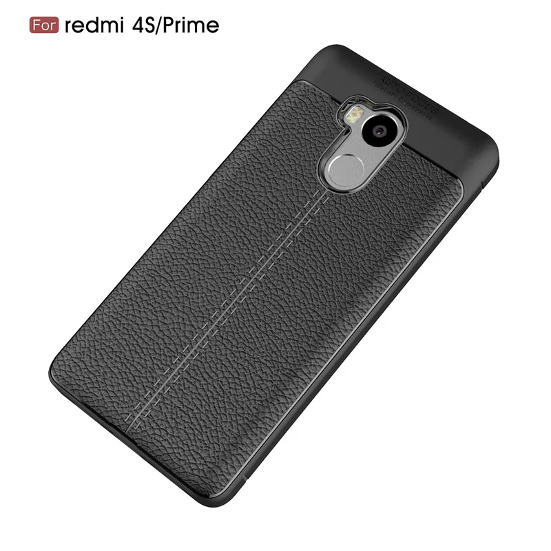 Для Xiaomi Redmi 4 Pro Prime чехол Litchi кожаный зернистый чехол из термополиуретана и силикона чехол s для Xiaomi Redmi 4 Pro Prime 3GB версия
