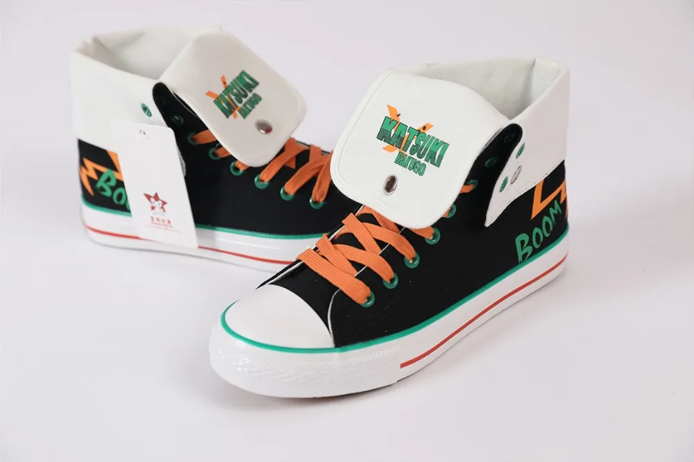Новинка; Тканевая обувь для костюмированной вечеринки «My Hero Academy Midoriya izku»; Todoroki Shoto Bakugou Katsuki; спортивная обувь для женщин и мужчин