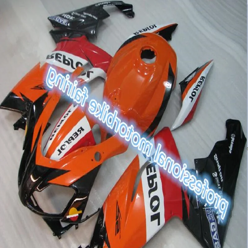 Injection For Aprilia RS-125 RS125 06 07 08 09 10 11 black Repsol red RS4 RSV125 RS 125 2006 2007 2008 2009 2010 2011 Fairing