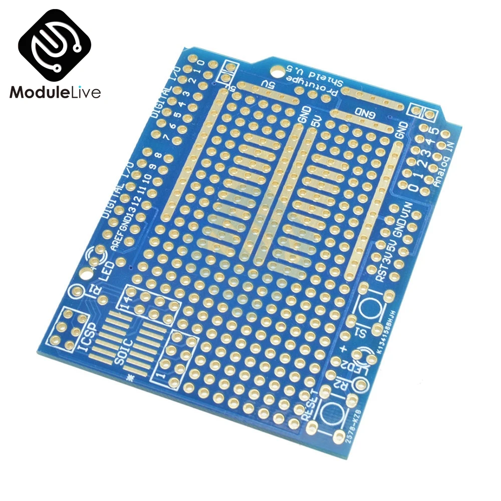Прототип печатной платы для Arduino R3 защитная плата искусственное волокно 2 мм шаг 54