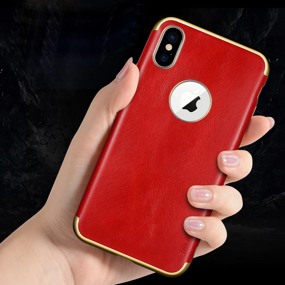 SULADA кожаный магнитный чехол для iPhone XR с силиконовым покрытием Магнитный Xr Xs Max X