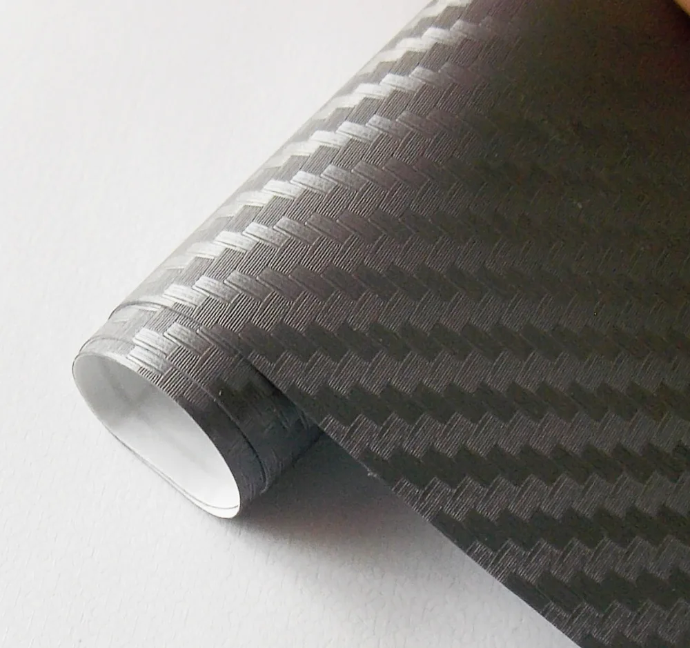 Высококачественная Толстая трехмерная виниловая пленка из углеродного волокна