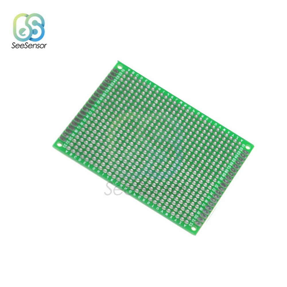 

6x8cm Double Side Prototype PCB Universal Printed Circuit Board Protoboard Experimental Development Plate For Arduino
