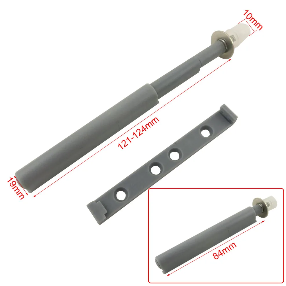 2 шт. серая Магнитная дверная защелка пластиковая демпфер для ящика мягкая тихая