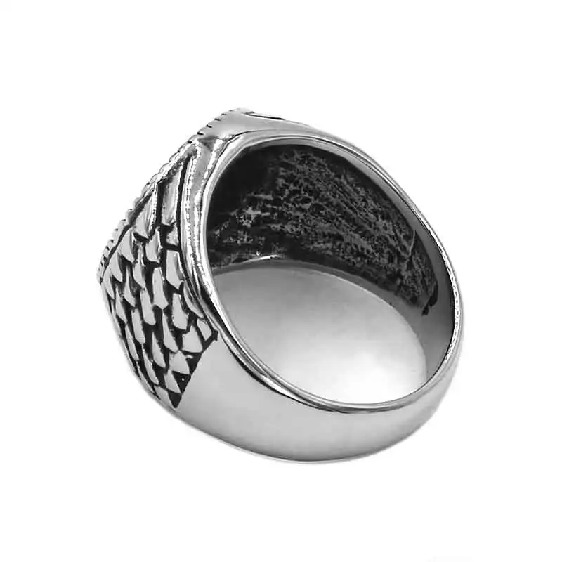 Орел головное кольцо из нержавеющей стали ювелирные изделия классический винтаж Животное орел моторный Байкер мужское кольцо SWR0908