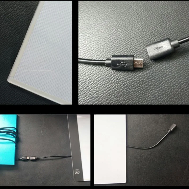 Цифровой графический планшет А4 тонкая Светодиодная панель для рисования