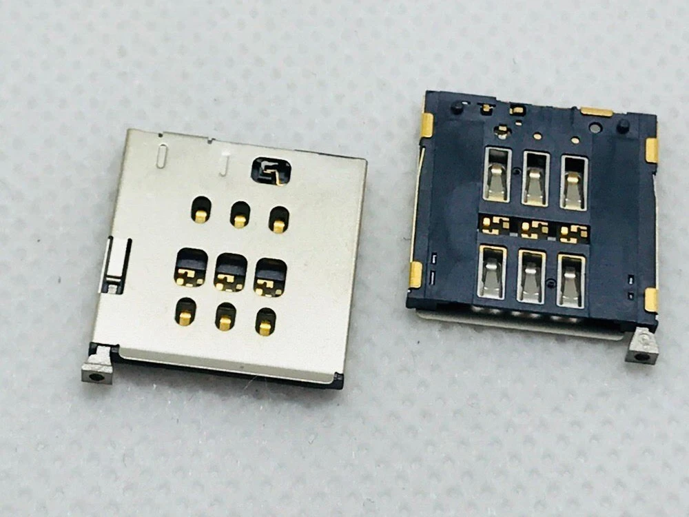 iPhone 6S 4.7 Micro SIM 6PIN Card Slot Tray Holder Adapter Socket Connector Motherboard PCB Repair Accessory iPad Flex Cable |